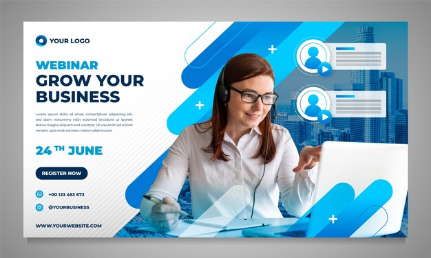 Gradient business workshop webinar template