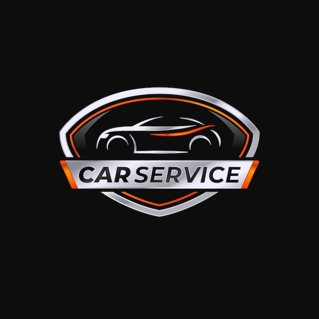 Free Vector gradient car service logo template