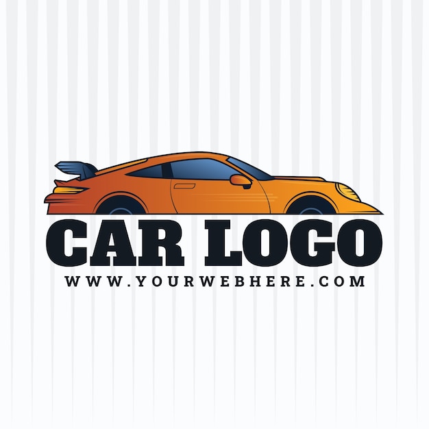 Free Vector gradient car wash logo design