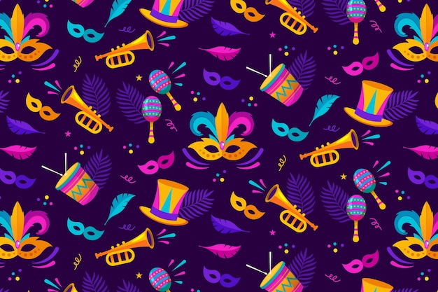 Gradient carnival background