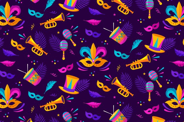 Gradient carnival background