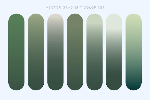 Free Vector gradient color set elements