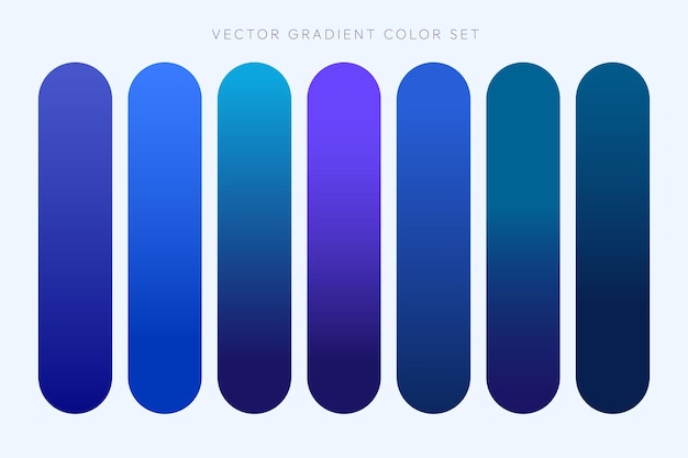 Free Vector gradient color set elements