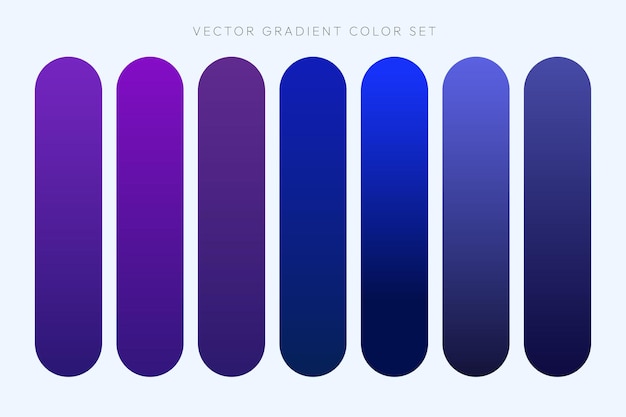 Free Vector gradient color set elements