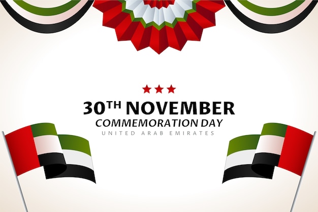 Free Vector gradient commemoration day background