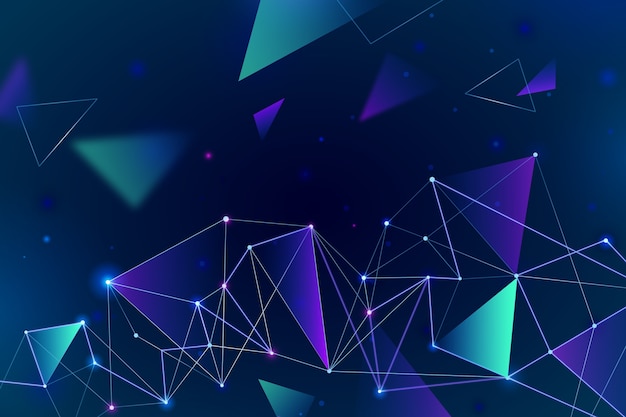 Free vector gradient connection background