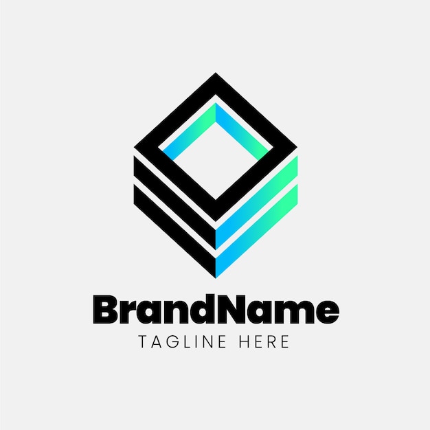 Free Vector gradient data logo template