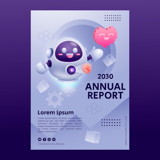 Gradient data privacy annual report template