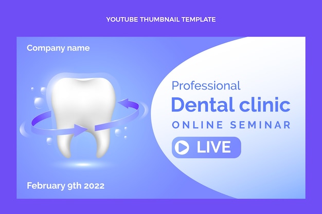 Gradient dental care youtube thumbnail