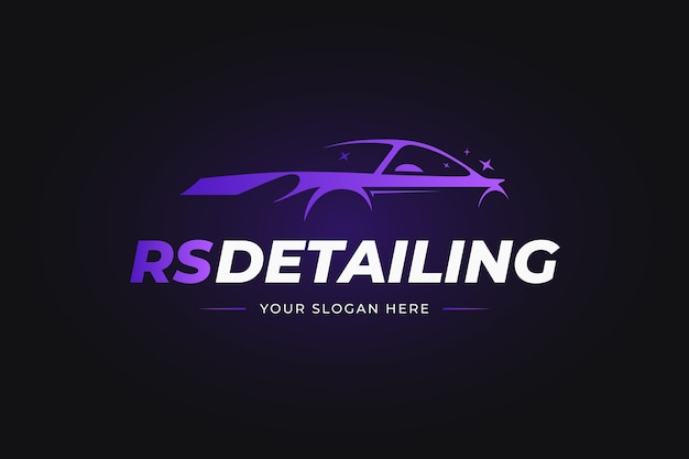 Gradient detailing logo template