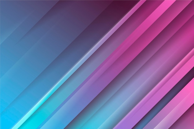 Gradient dynamic lines background