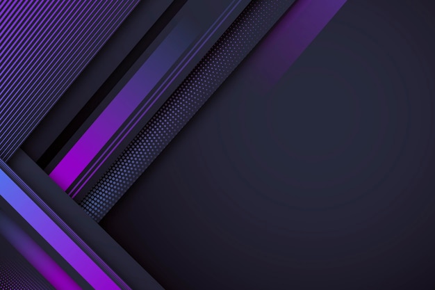 Free Vector gradient dynamic lines background