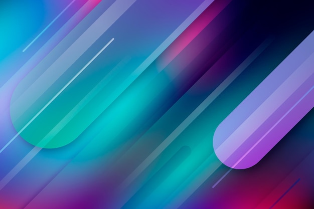 Gradient dynamic lines background