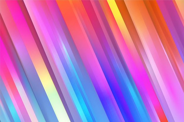 Free Vector gradient dynamic lines background