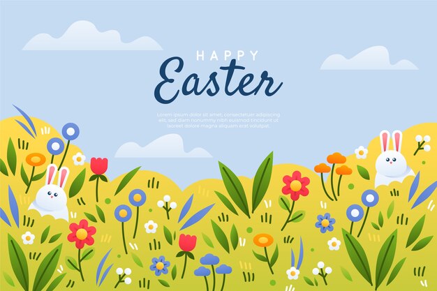 Gradient easter background