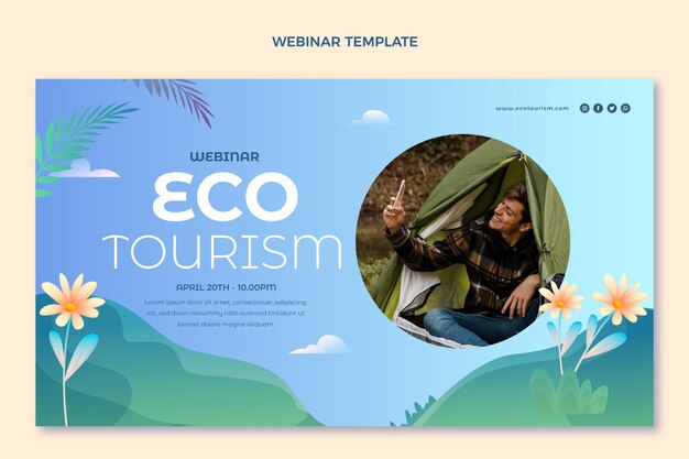 Gradient ecotourism webinar template