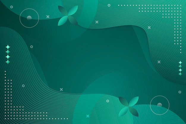 Free Vector gradient emerald  background