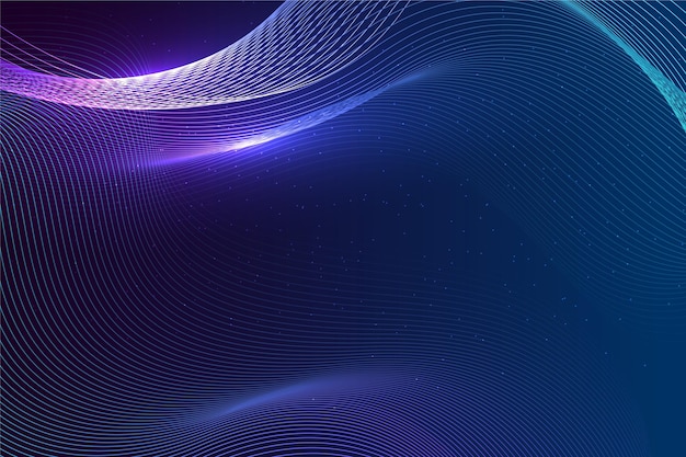 Gradient equilizer wave background