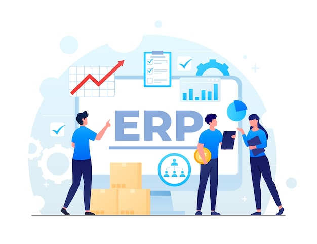 Gradient erp illustration