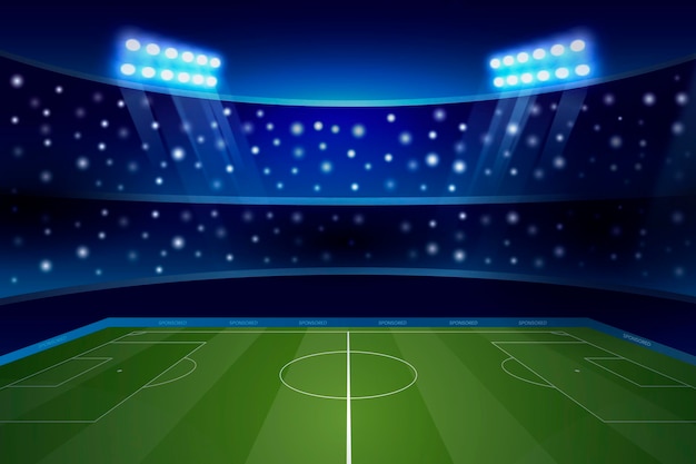 Gradient football field background