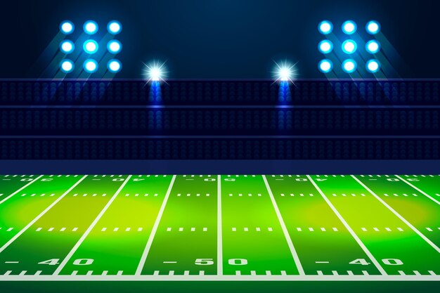 Gradient football field background