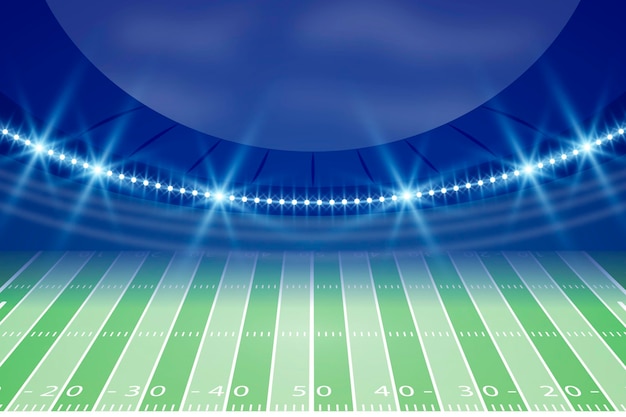 Free Vector gradient football field background