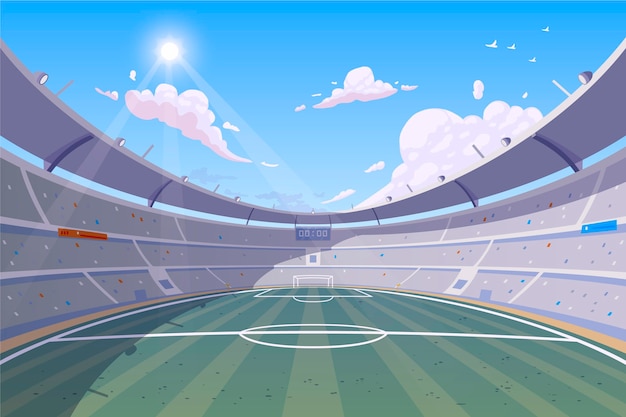 Gradient football field background