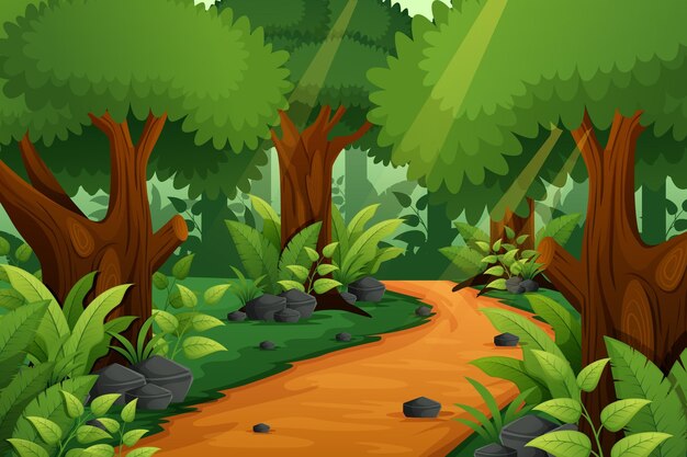 Gradient forest landscape