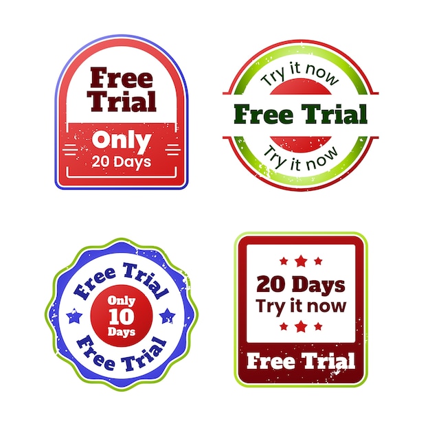 Gradient free trial labels