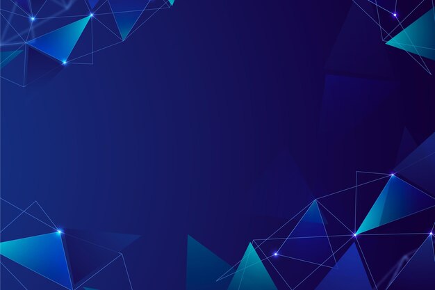 Gradient futuristic background with connection concept