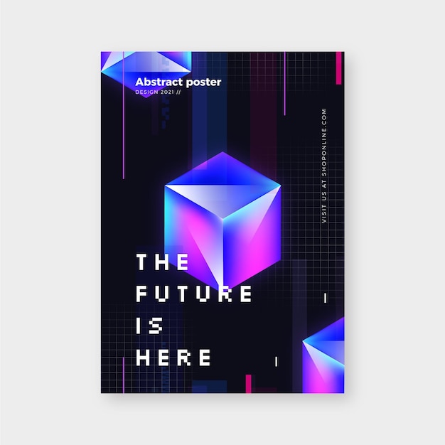 Gradient futuristic cover collection