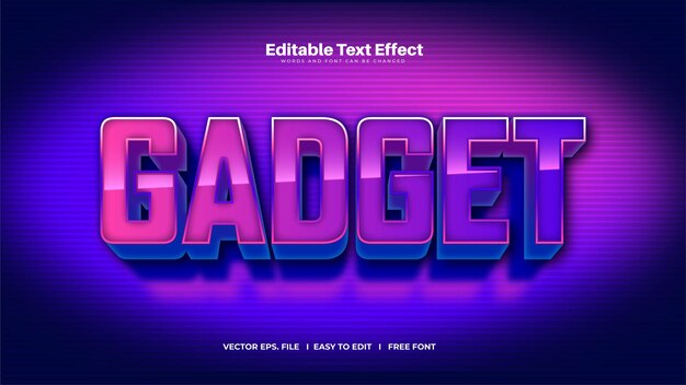 Gradient Gadget Text Effect