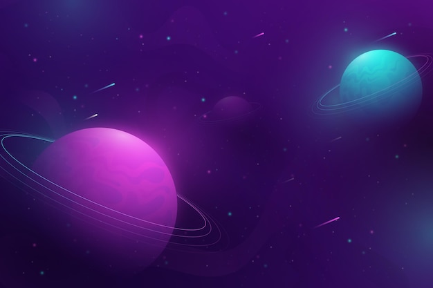 Free Vector gradient galaxy background