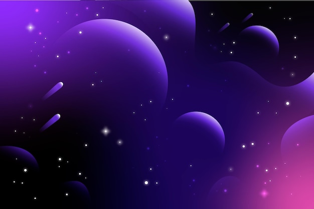 Gradient galaxy background