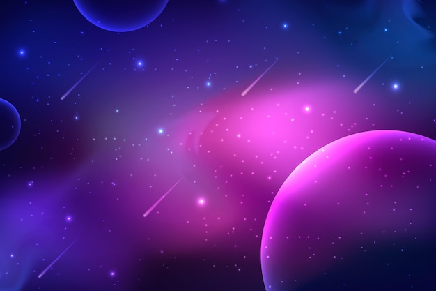 Gradient galaxy background