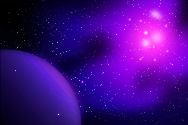 Free Vector gradient galaxy background