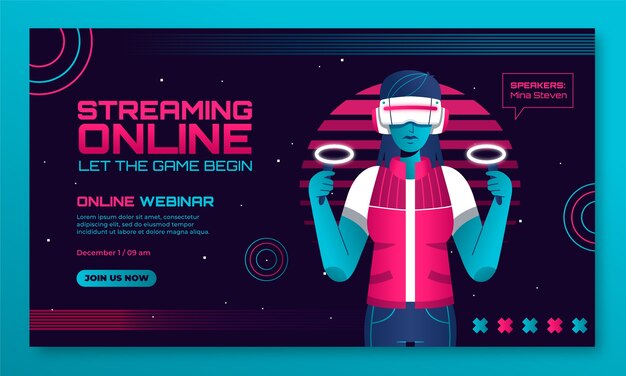 Gradient gaming setup webinar