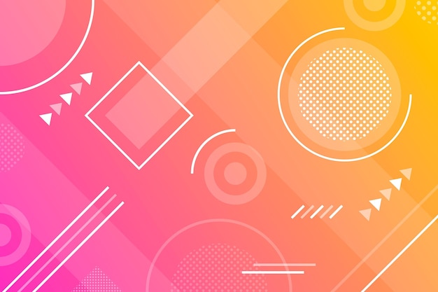 Gradient geometric background