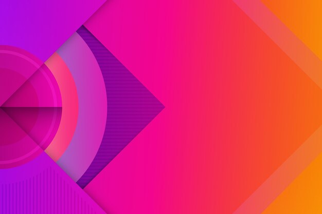 Gradient geometric background