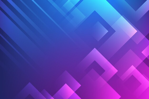 Gradient geometric wallpaper