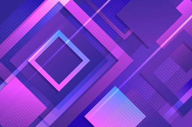 Gradient geometric wallpaper