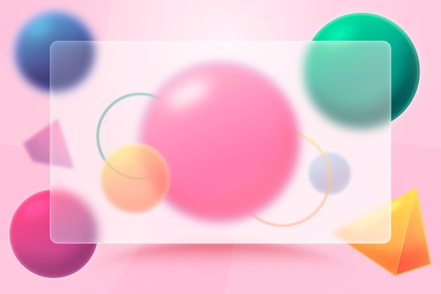 Gradient glassmorphism background