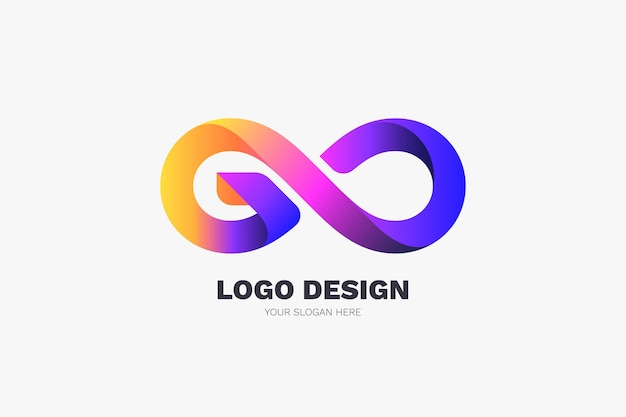 Gradient go logo template