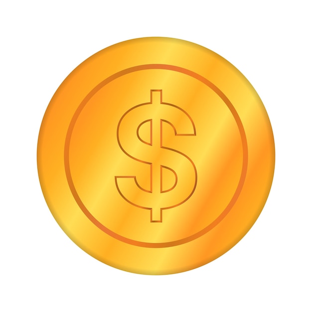 Free Vector gradient gold coin