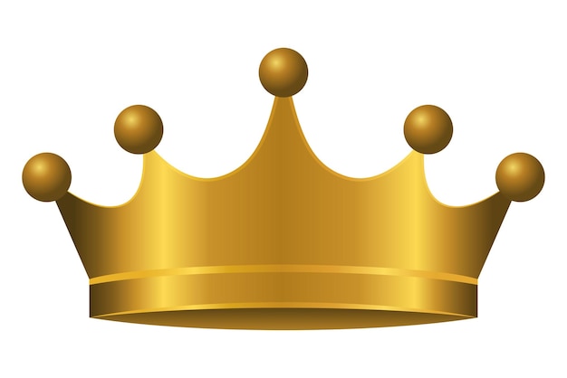 Gradient Gold Royal Crown