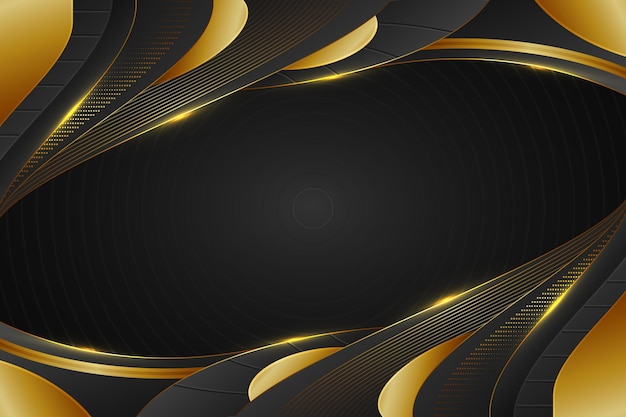 Gradient golden background design