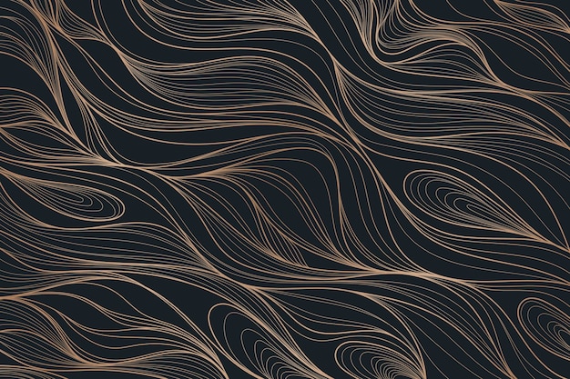 Gradient golden linear background