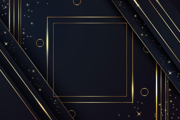 Gradient golden luxury background