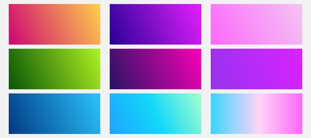 Gradient halftone background set