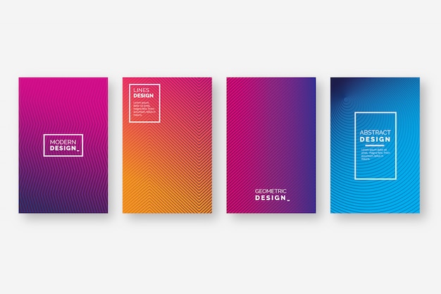 gradient halftone cover collection